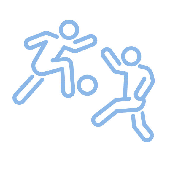 Spatial awareness icon for soccer player development