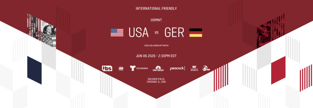 USA vs. Germany Friendly Watch Party Details
